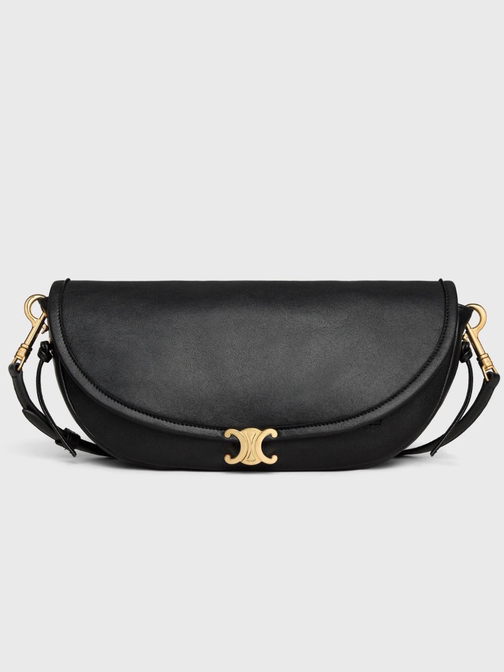 Celine Little Halfmoon Bag in Black